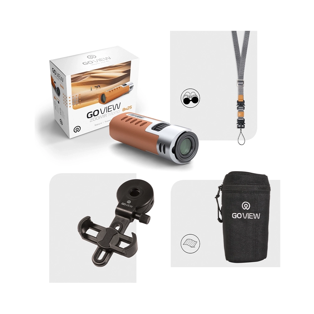 GOVIEW Zoomr HD Monokular 8x25 Orange