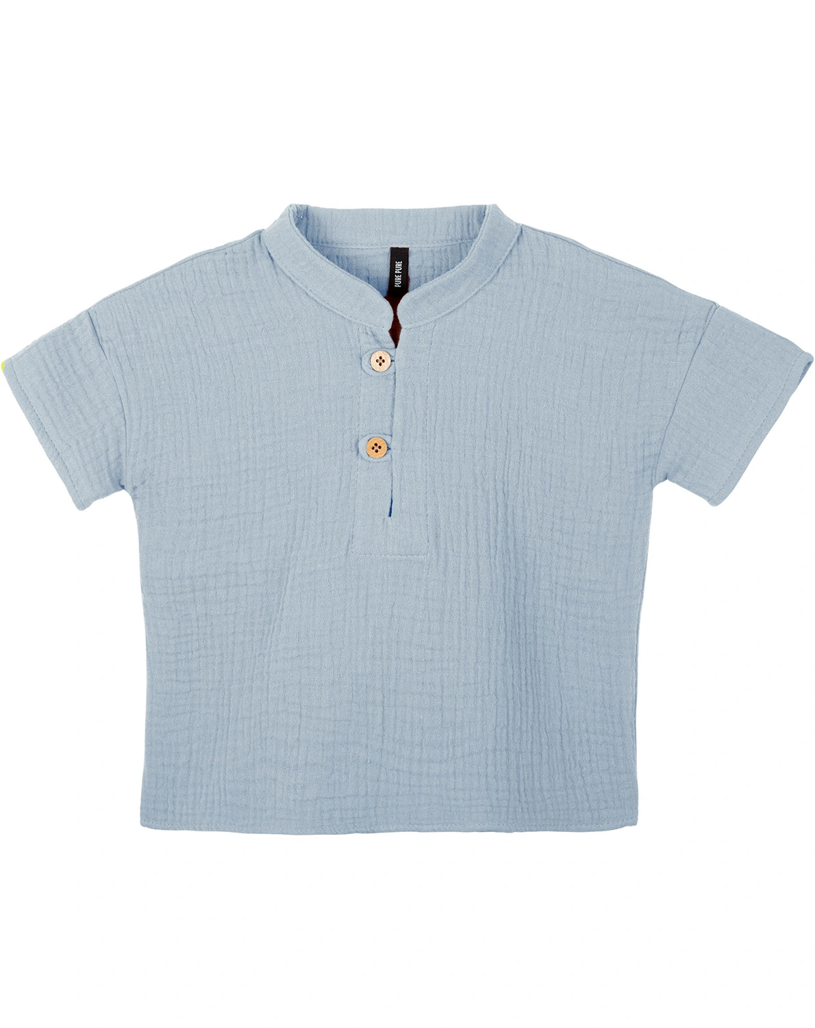 Mull-Hemd SOMMER in lightblue