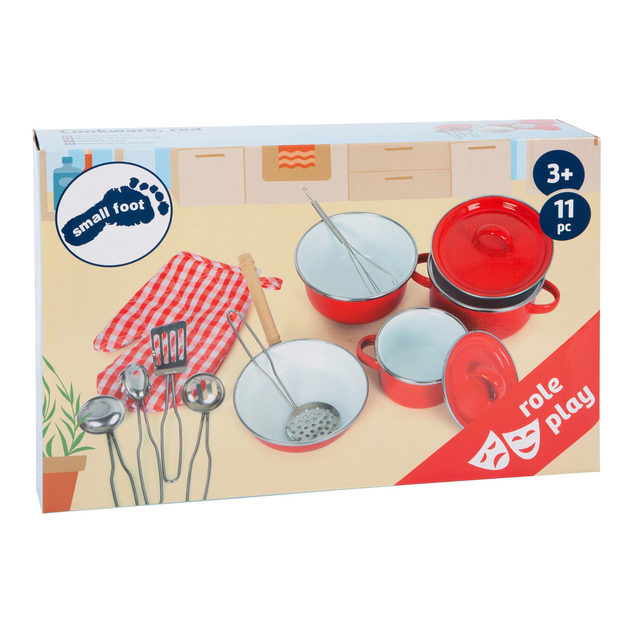 small foot Kinder-Kochgeschirr, 13-teilig
