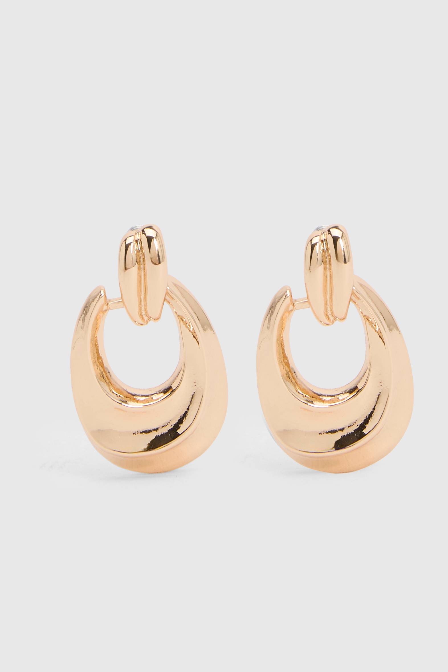 boohoo Grandes Boucles D'oreilles Créoles Heurtoir