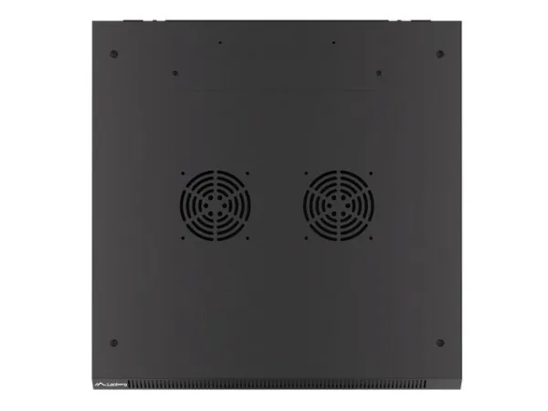 Lanberg - Rack kabinet - vægmonterbar - sort, RAL 9004 - 27U - 19