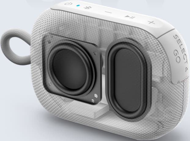 Soundcore Select 4 Go trådløs bærbar højttaler (hvid)