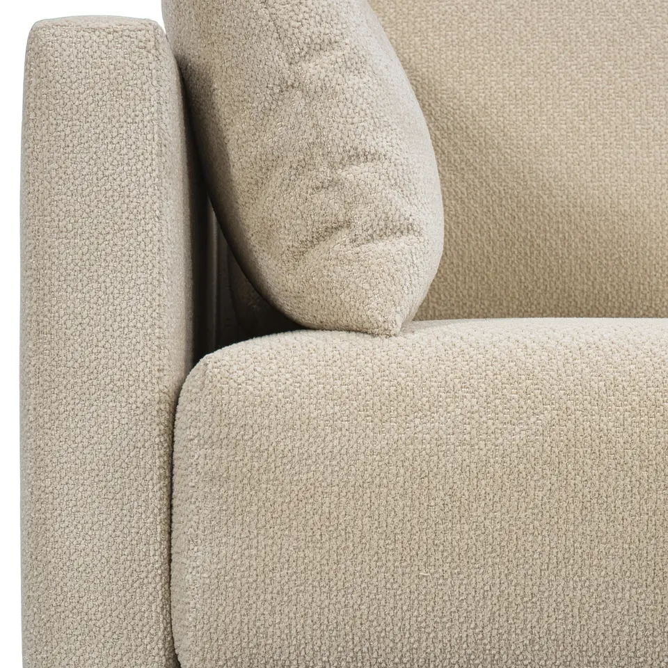 Bank Siem 3-zits - stof Egon - beige