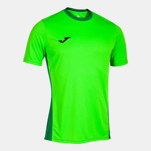 Camiseta Joma Winner II de manga curta verde fluorescente