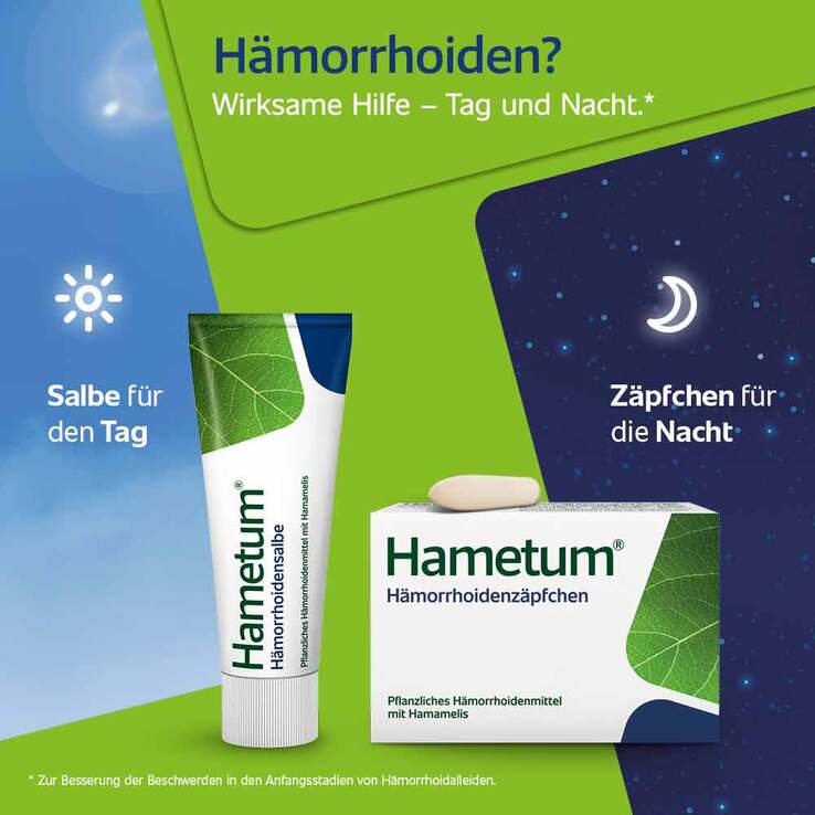 Hametum Hämorrhoidenzäpfchen, 25 St