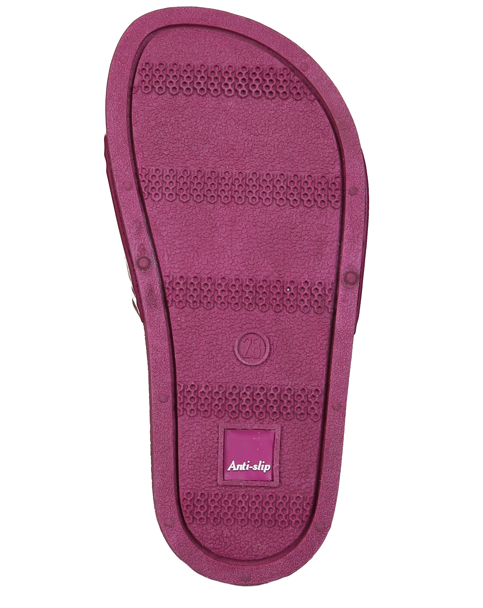 Badepantolette COAST V in pink/weiß