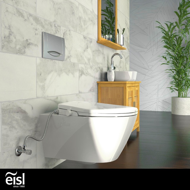 Eisl Dusch-WC-Sitz »Bidet Einsatz« Absenkautomatik, Schnellverschluss