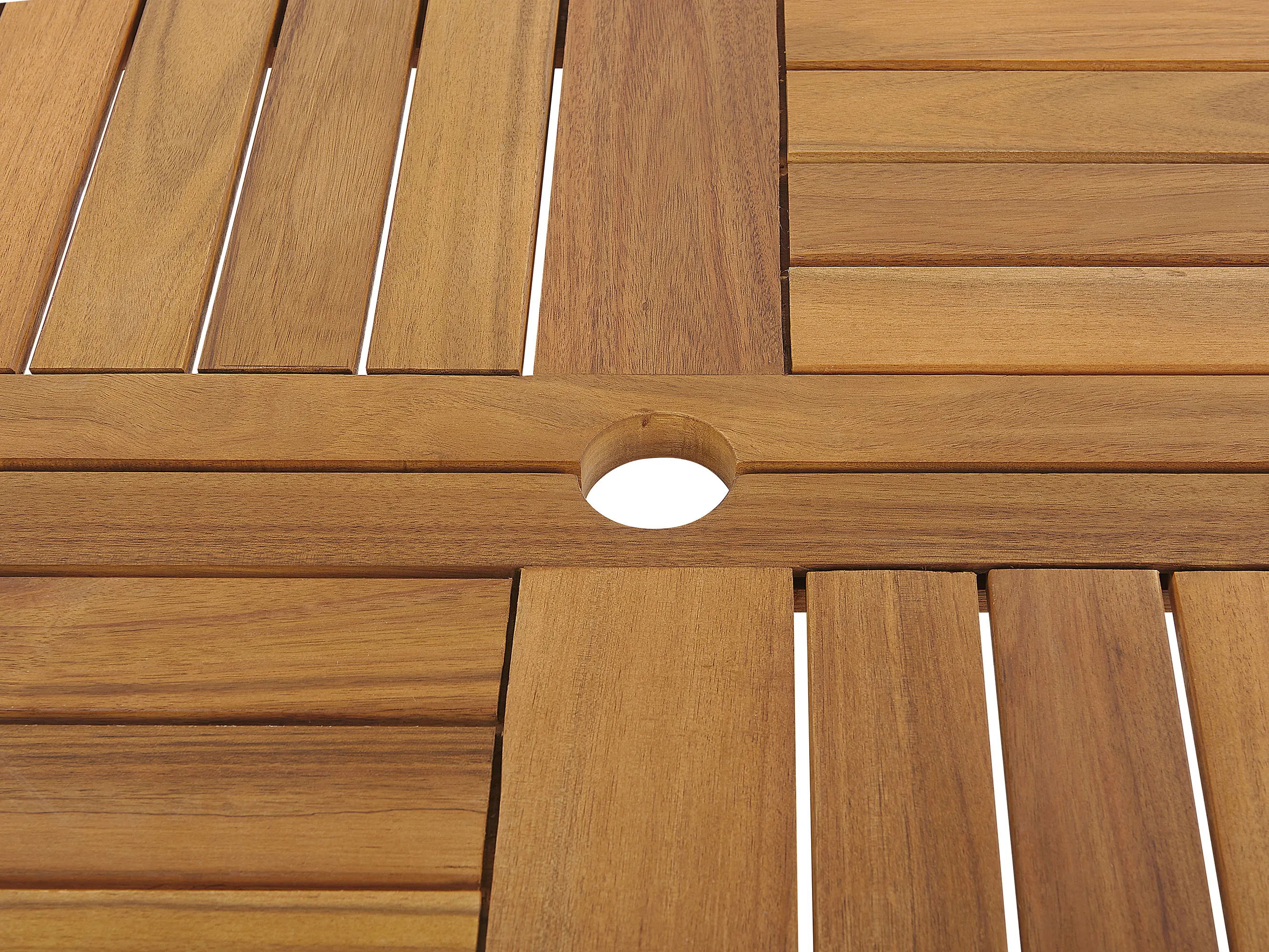 Tuin eettafel TOLVE 150 cm 150 cm Acaciahout Bruin