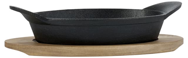 HOLM Fad/tallerken 21 x 15 x 4 cm Sort