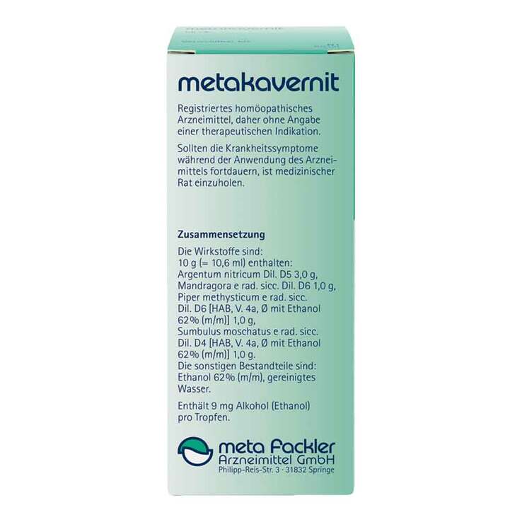 Metakavernit Tropfen, 50 ml