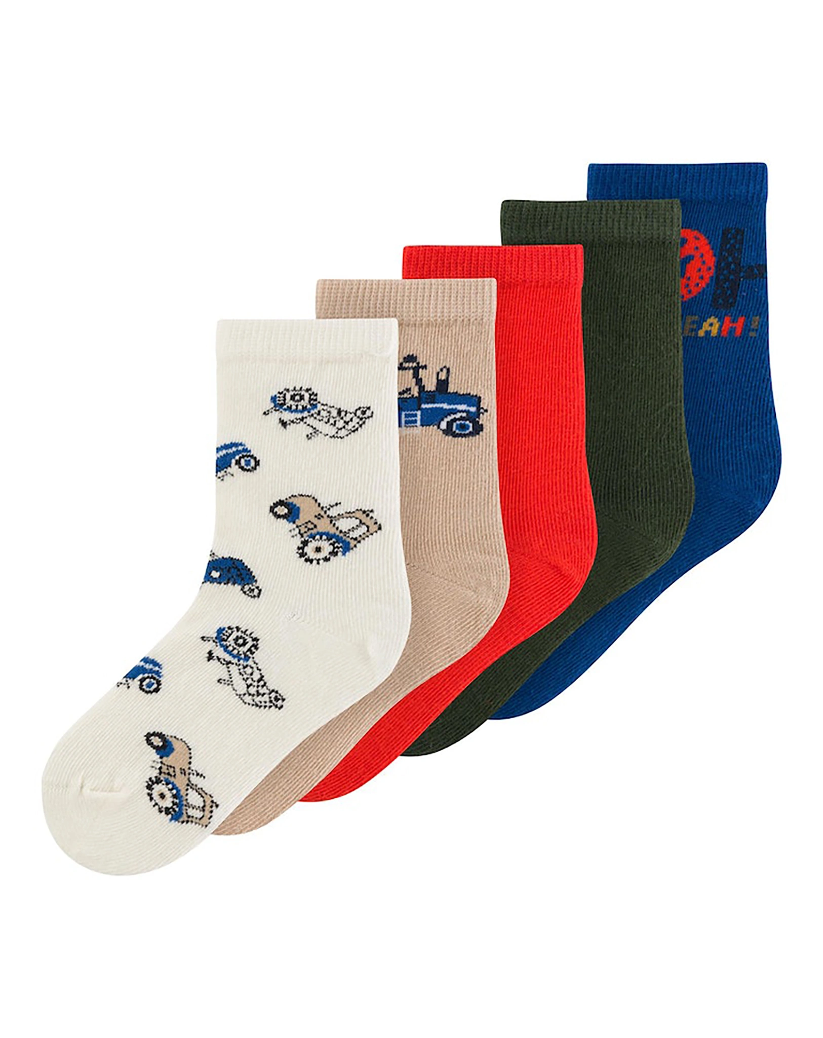 Socken NMMVAGN - TRAKTOR 5er Pack in cherry tomato