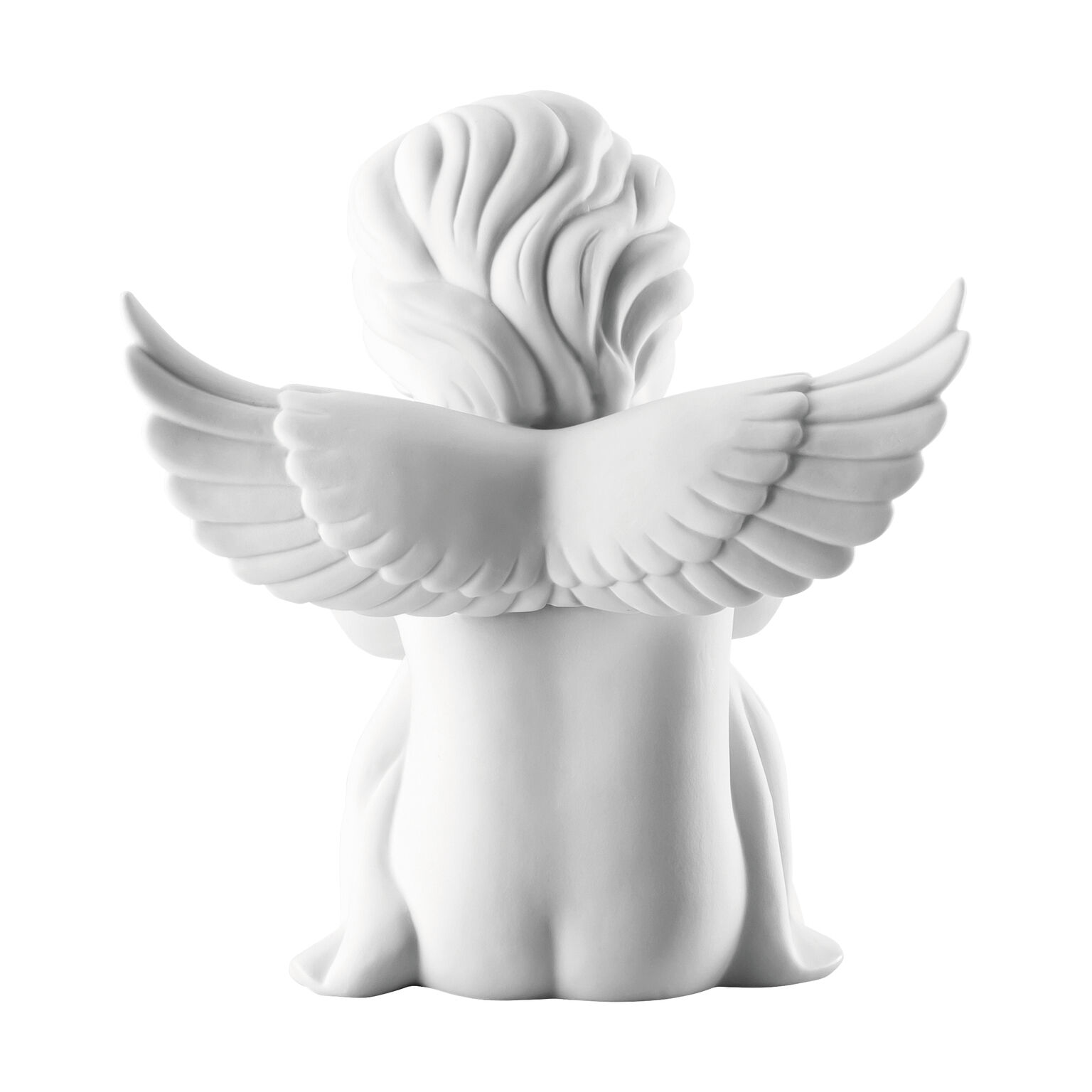 Angels Weiss matt Engel sitzend