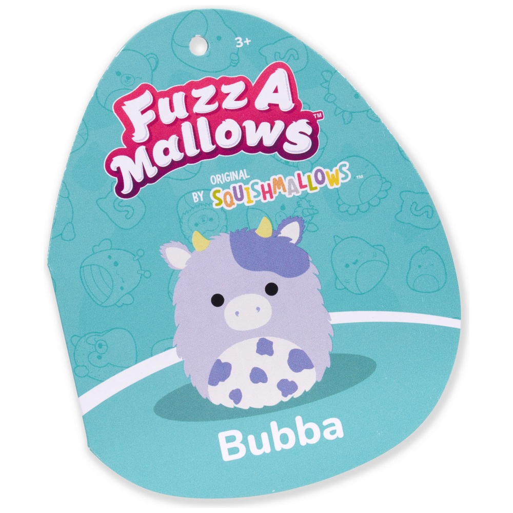 Original Squishmallows 50cm Fuzz-A-Mallow Bubba die lila Kuh