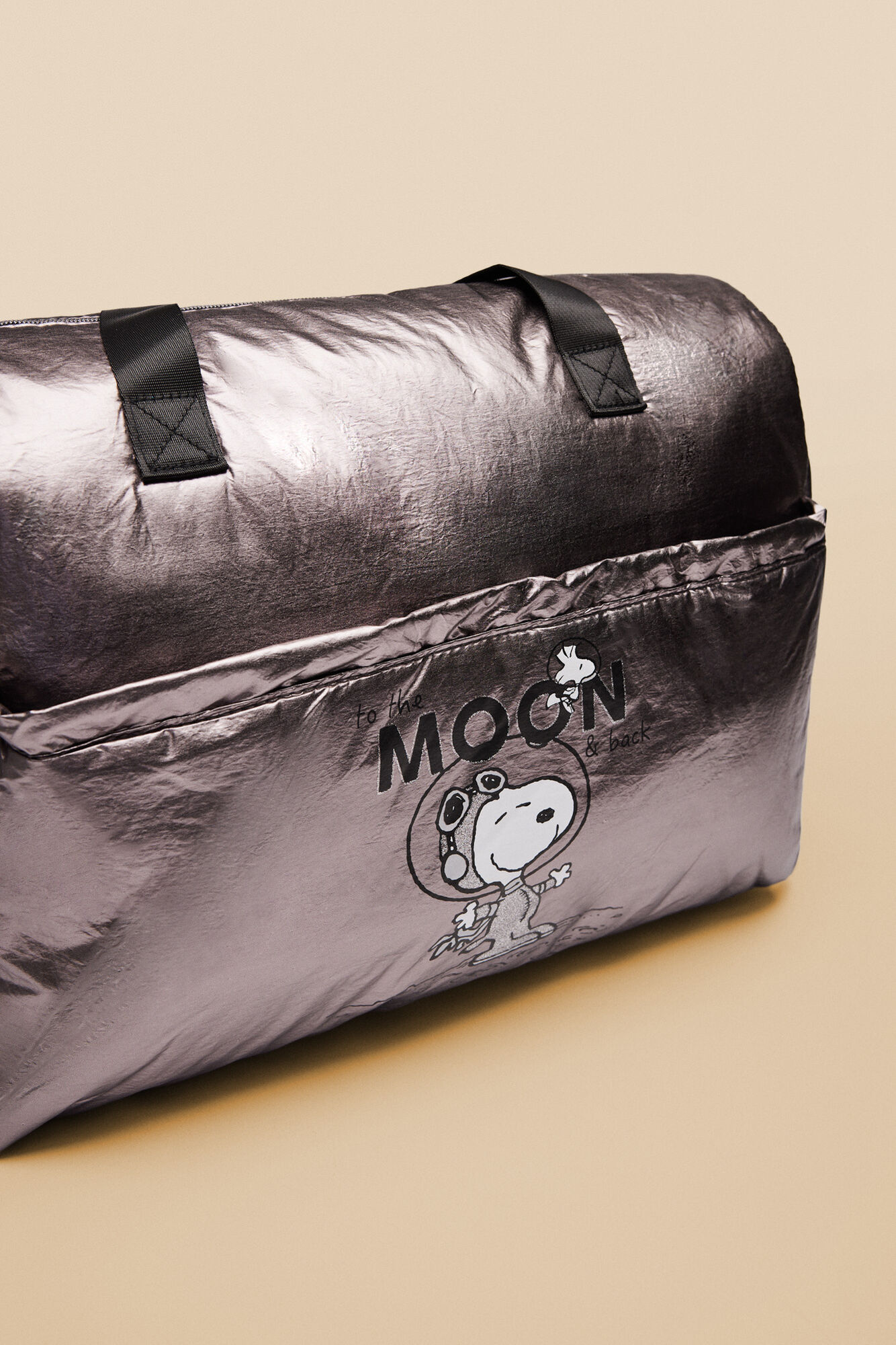 bolsa de boliche metálica do Snoopy