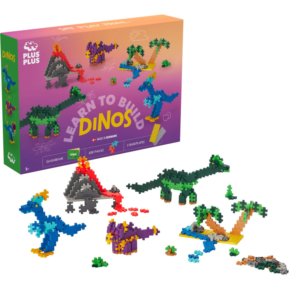 Køb Plus-Plus Learn To Build Dinosaurs