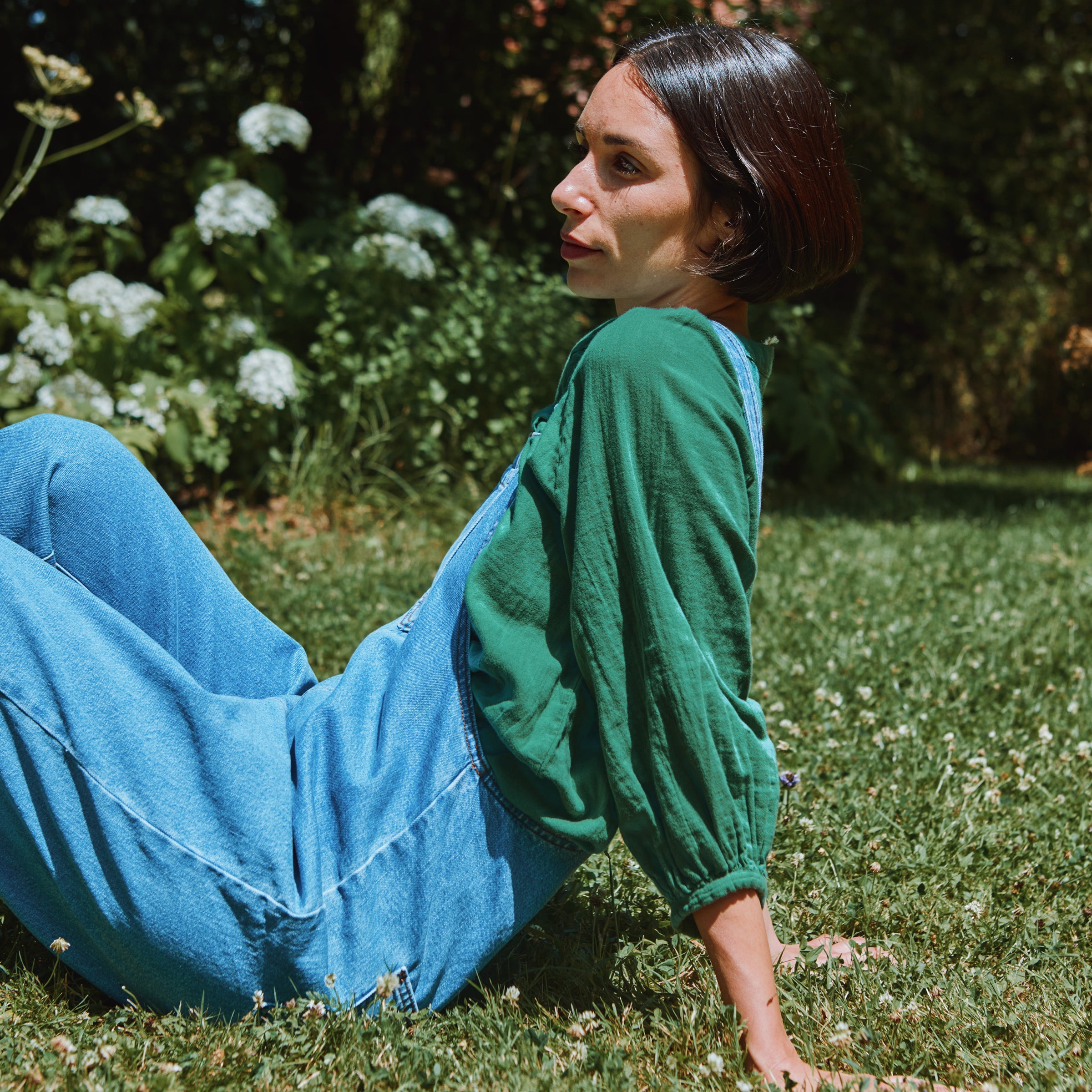 Adult Bluse Onagre Deep Grass Green