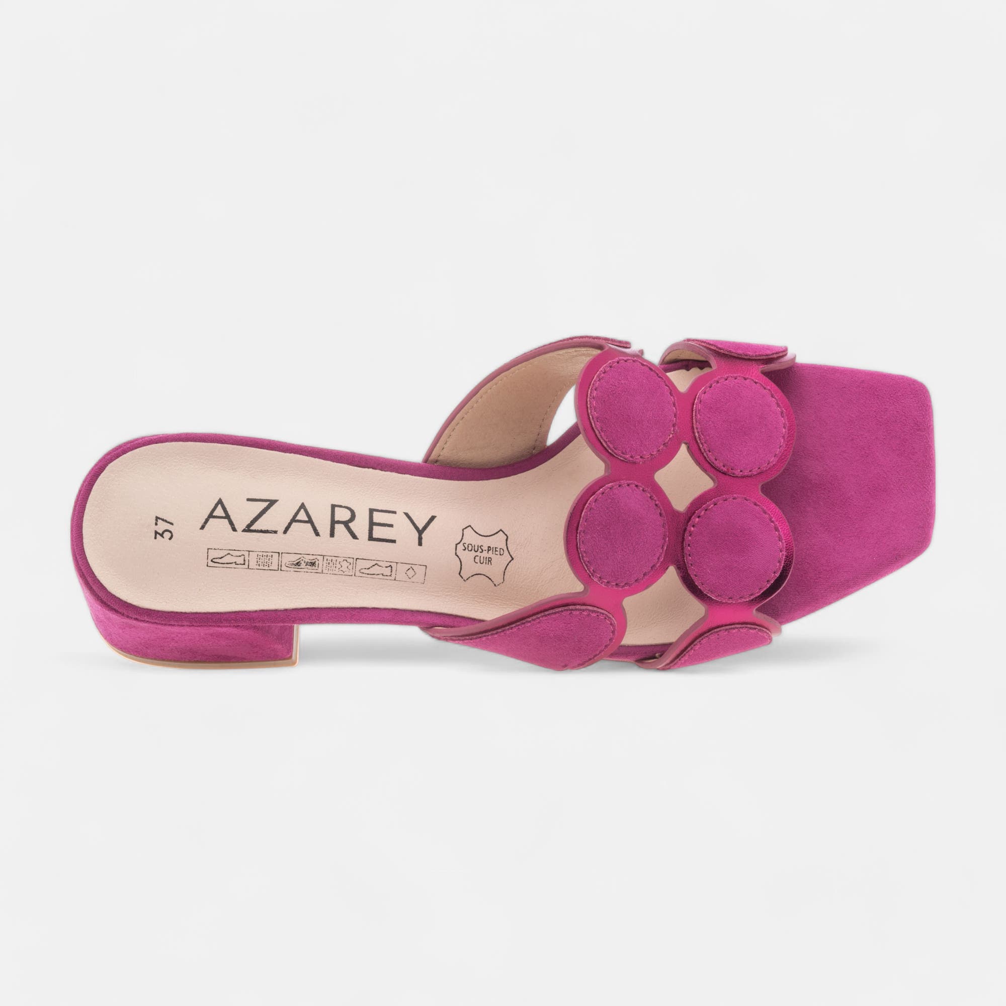 Mules Femme fuchsia
