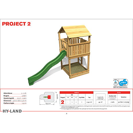 HY-LAND Legetårn Projekt 2