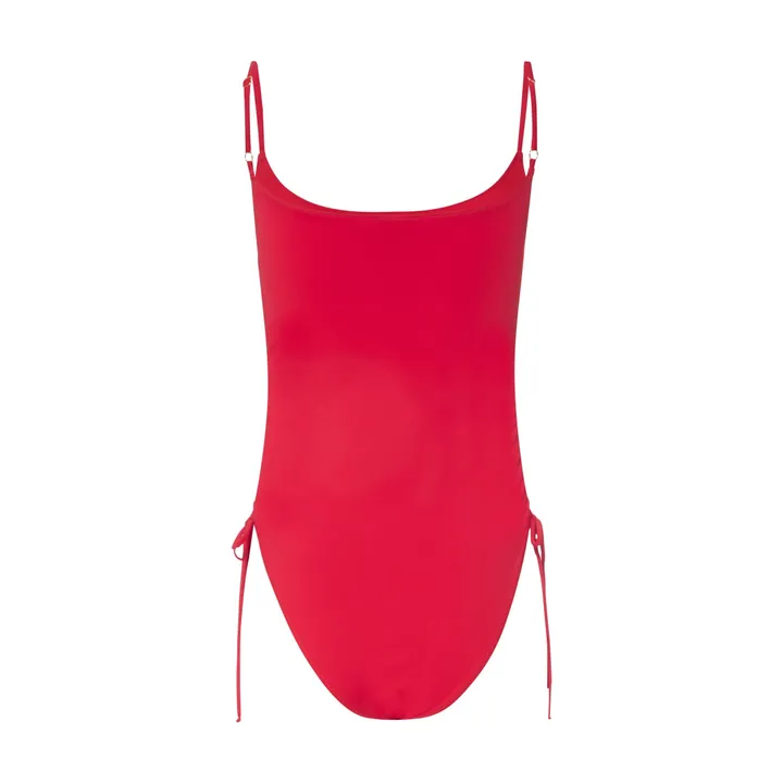 Alma Deia Maillot de Bain 1 Pièce Noué et Froncé | Rouge