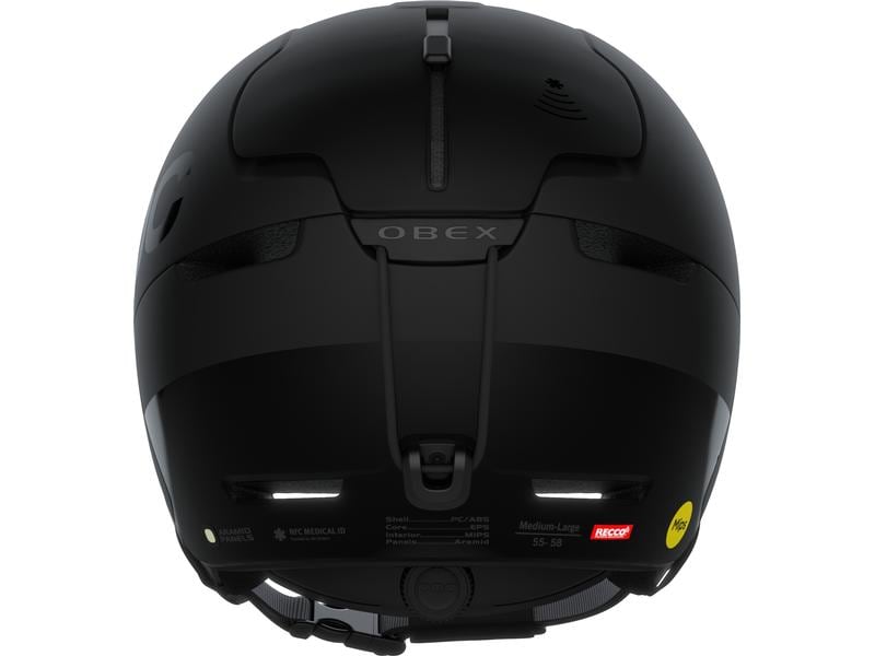 POC Helm Obex BC MIPS Uranium Black Mat, XS-S Skihelm