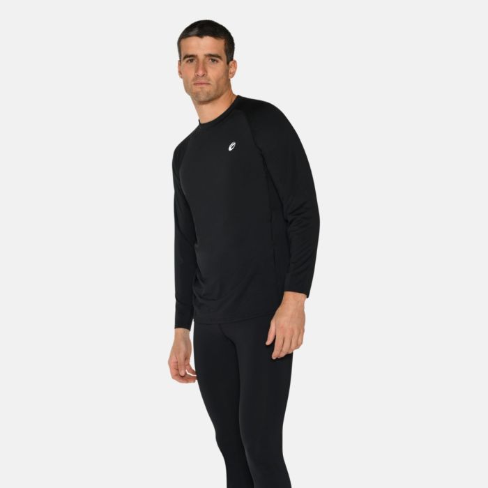 Zebdia Herre Undertøj og basislag Baselayer LS Tee Sort