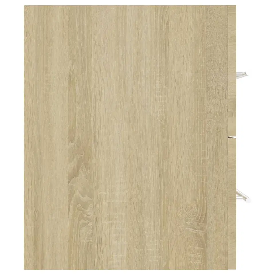 vidaXL - Badkamermeubelset - Bruin - Bewerkt hout