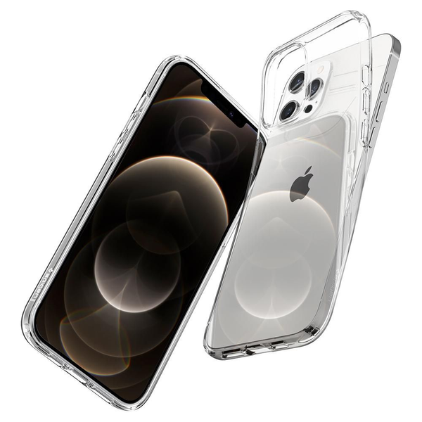iPhone 12 / iPhone 12 Pro Liquid Crystal Case Gummi Hülle (ACS01697) - Transparent