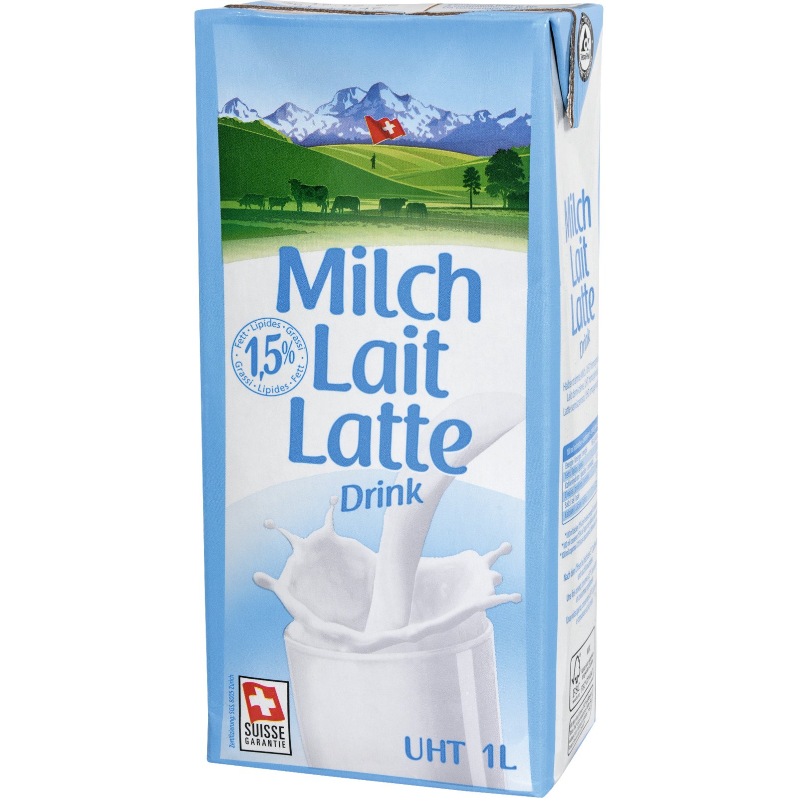 EAM Milchdrink UHT 1,5% 4x1L Tetra Slim