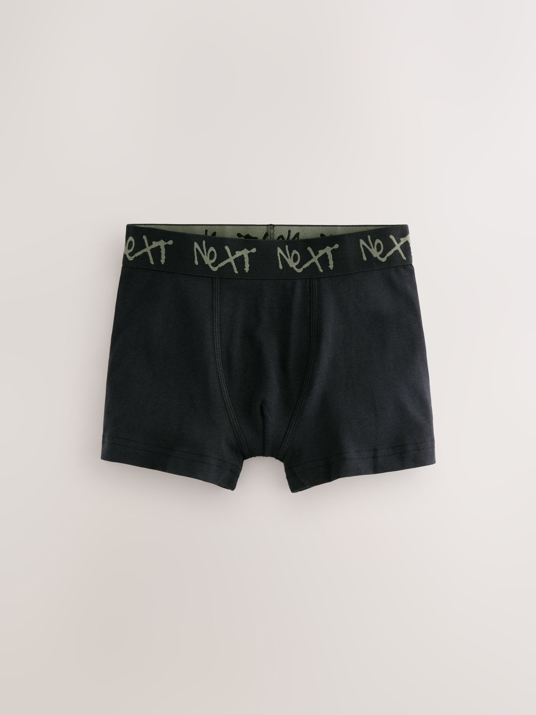 Zwart met graffiti Next tailleband - Verpakking van 5 trunks (1,5-16jr)