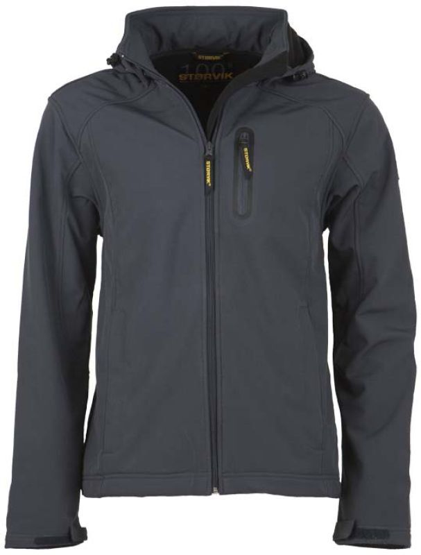 Störvik Napier - Softshell - Heren - donkergrijs - 4XL