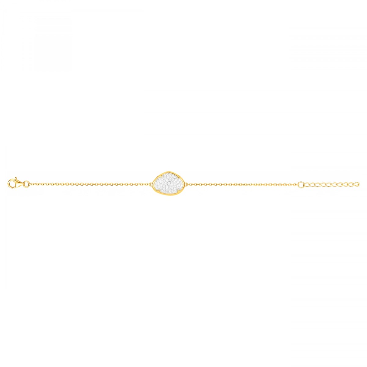 Bracelet souple en Plaqué Or