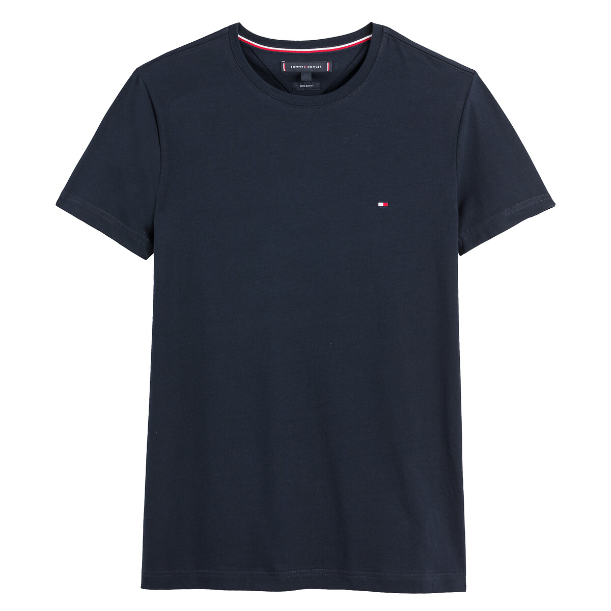 TOMMY HILFIGER<br>Camiseta redonda slim stretch Core