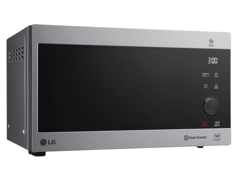 LG Mikrowelle NeoChef MH6565CPS Silber 1000 W-Mikrowelle mit präziser Temperaturregelung