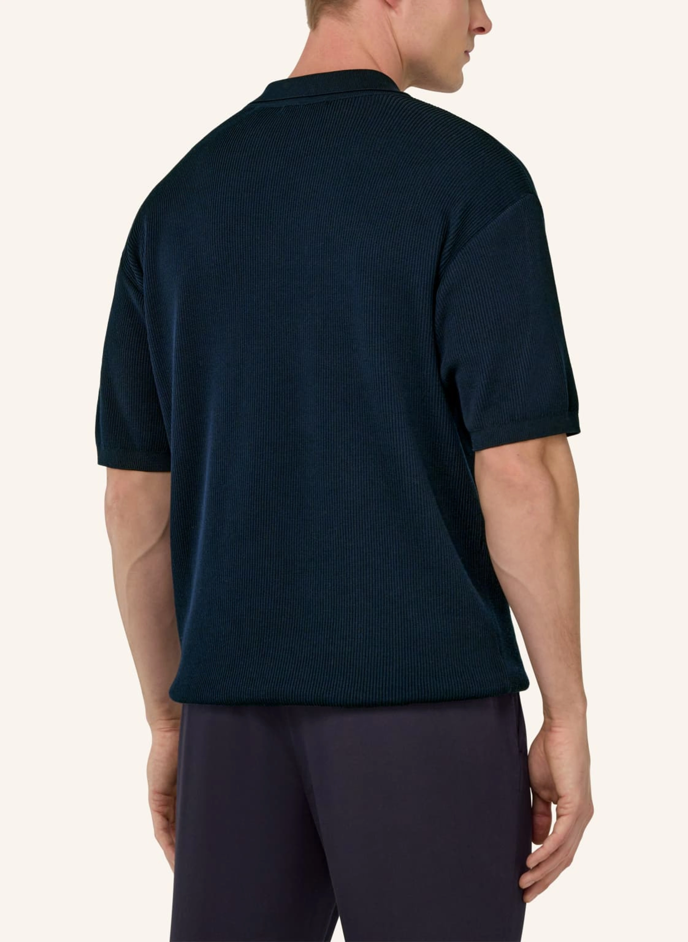 BOGGI MILANO Strick-Poloshirt