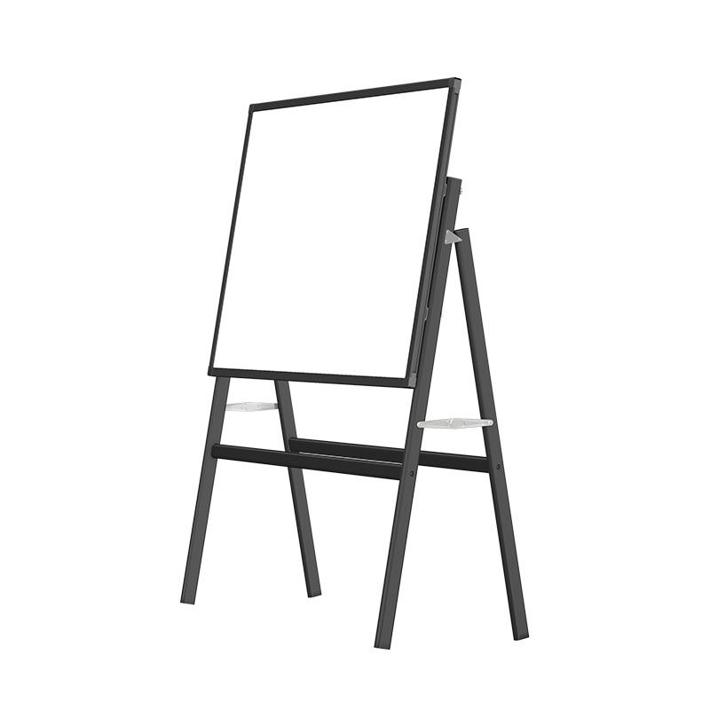 Whiteboard op statief - Magnetisch - 150x120 cm - Zwart