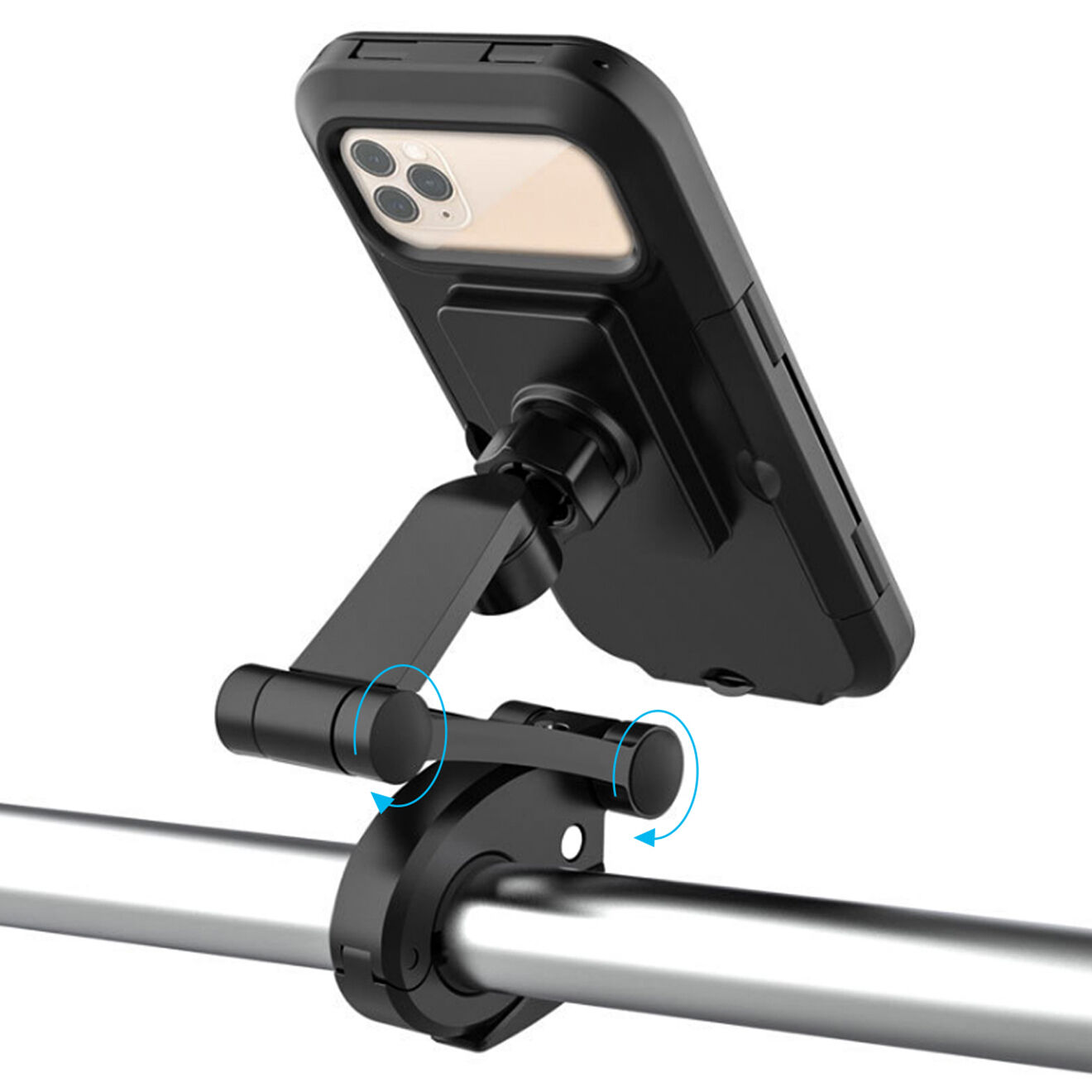 Onamaste Support téléphone pour vélo noir