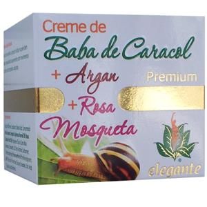 Elegante Creme Baba De Caracol Argan Rosa Mosqueta