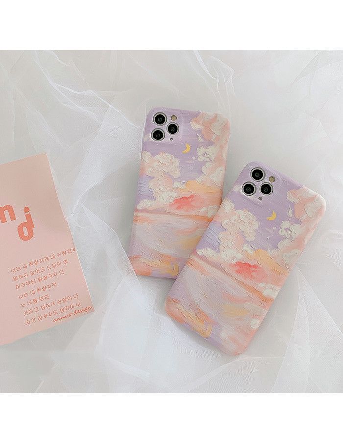 Elliure - Cloud Print telefoonhoesje - iPhone 11 Pro Max / 11 Pro / 11 / XS Max / XS / XR / X / 8 / 8 Plus / 7 / 7 Plus / 6S / 6S Plus