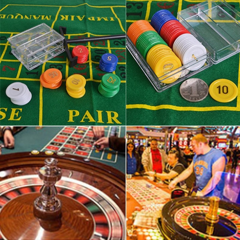 (Ø26cm) Roulette Party Glücks Spiel Casino Lotterie Gadget Gesellschaftsspiel