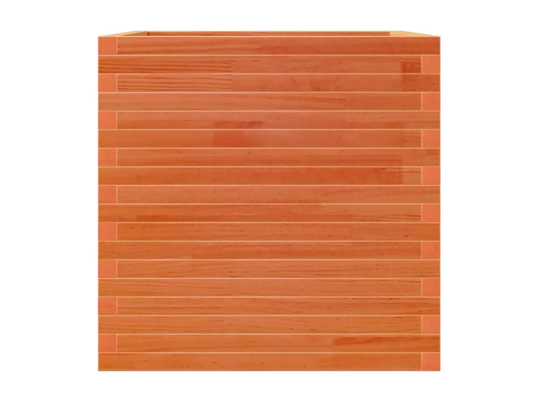 Jardinière bac lit surélevé bois marron 70 x 70 x 68.5 cm 02_0038494