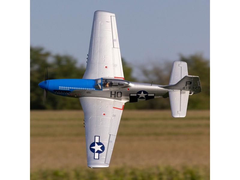 E-flite Warbird P-51D Mustang 1200 mm BNF Basic Mustang «Cripes A’Mighty 3rd» Scale Warbird mit Spektrum Komponenten