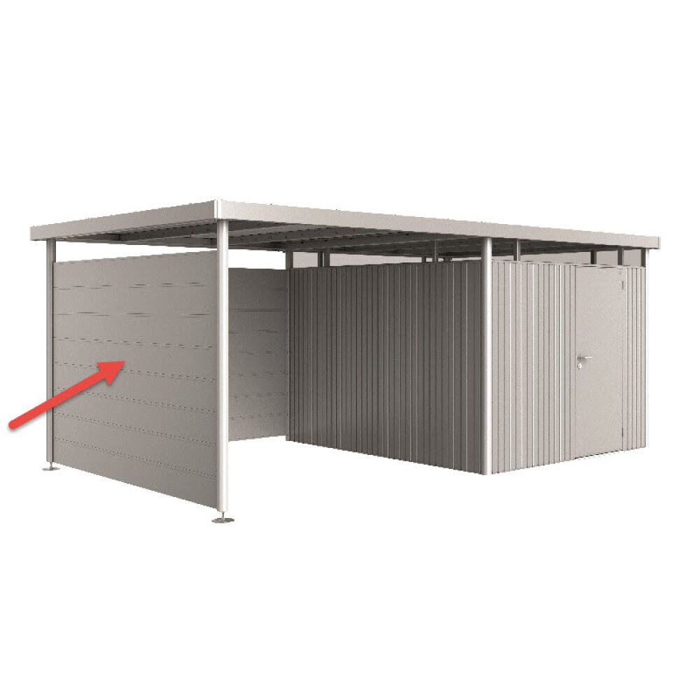 SIDEVEGGBIOHORT HIGHLINE METALLIC SØLV H5