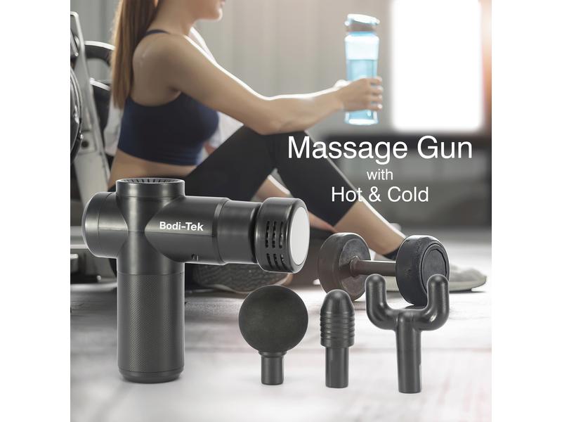 Bodi-Tek Massage Pistole Hot and Cold Deep Tissue Massagegerät für Sportlerinnen und Sportler