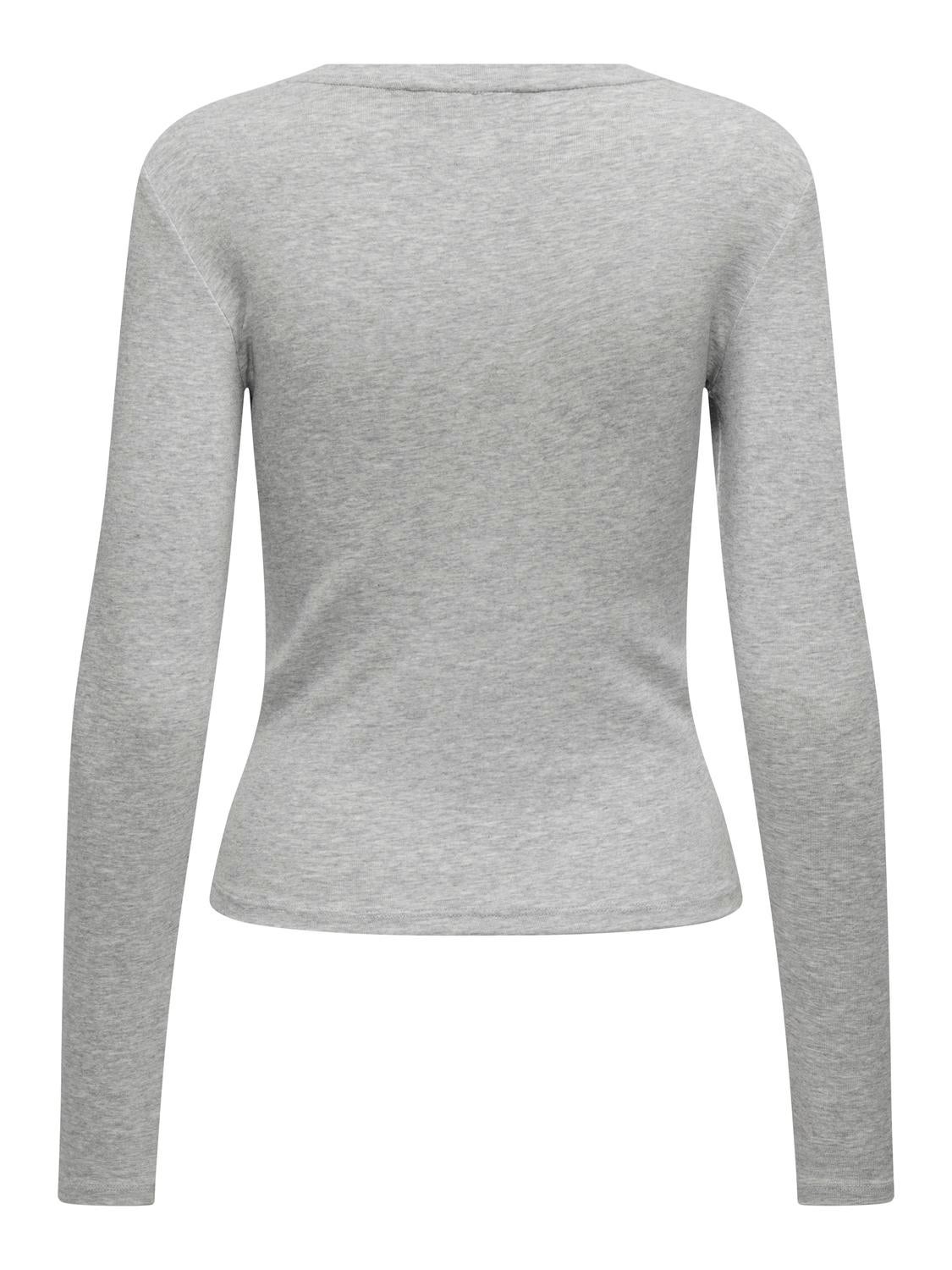 ONLRILEY Top Light Grey Melange