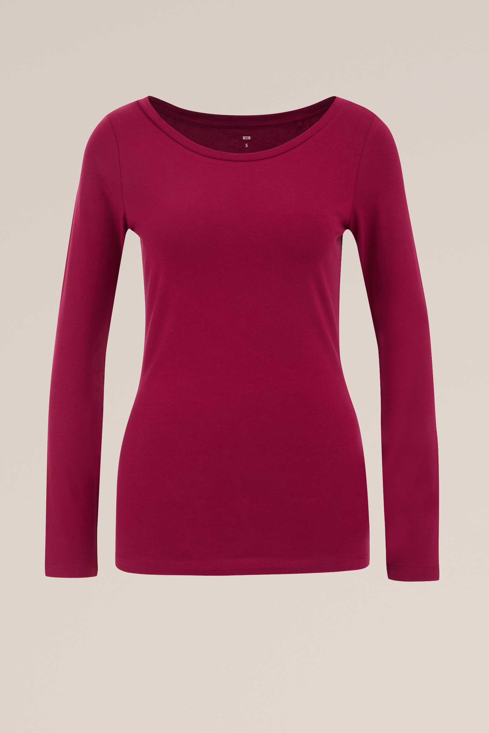 T-shirt van katoenmix WE Fashion Rood