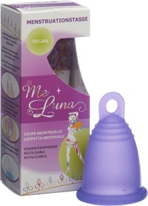 Me Luna Menstruationstasse Sport XL Blau-Violet