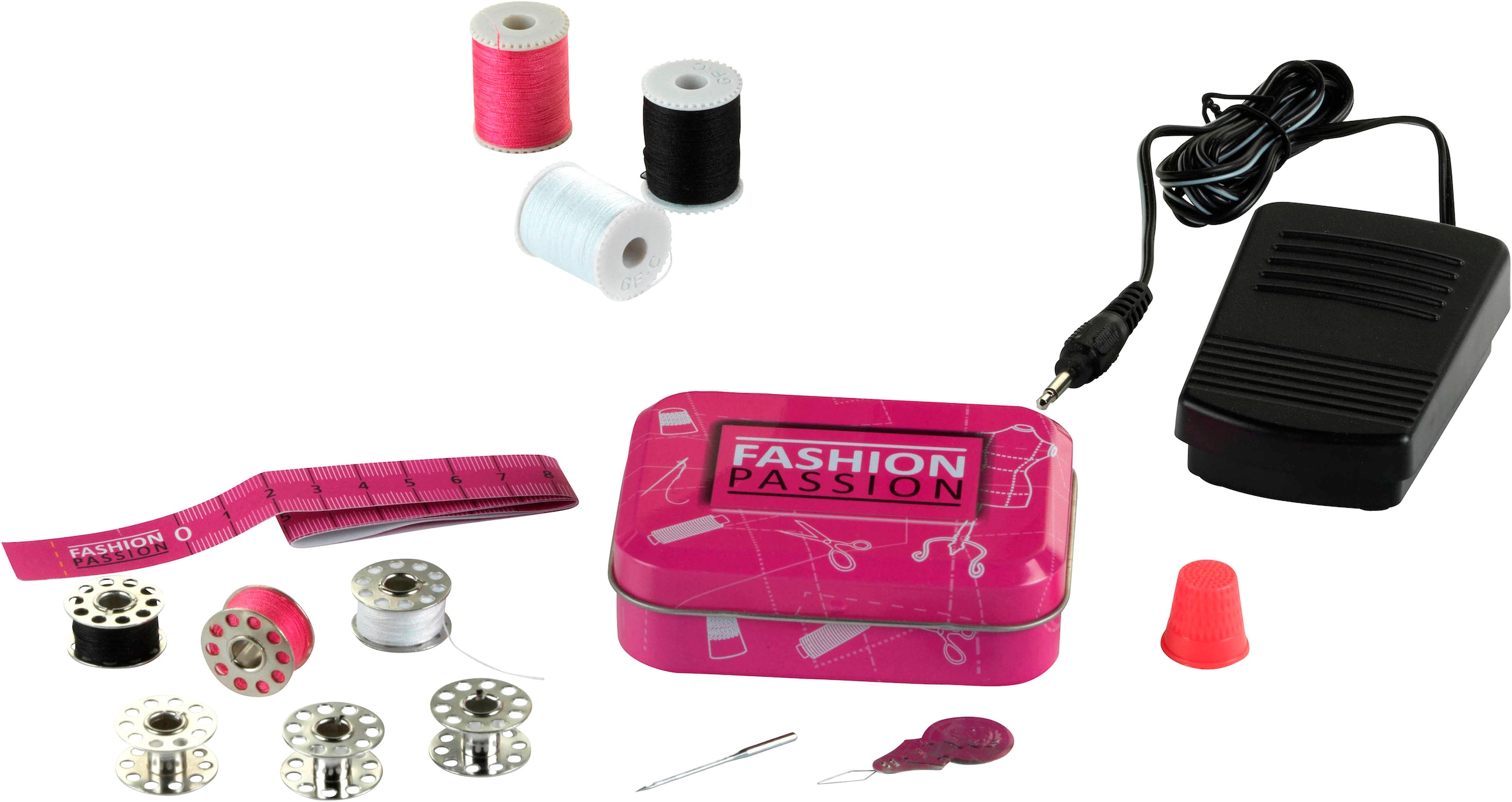 Klein Kinder-Nähmaschine »Fashion Passion« batteriebetrieben