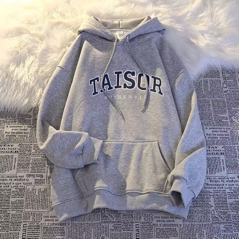 Lingaris - Lettering Loose Fit Hoodie