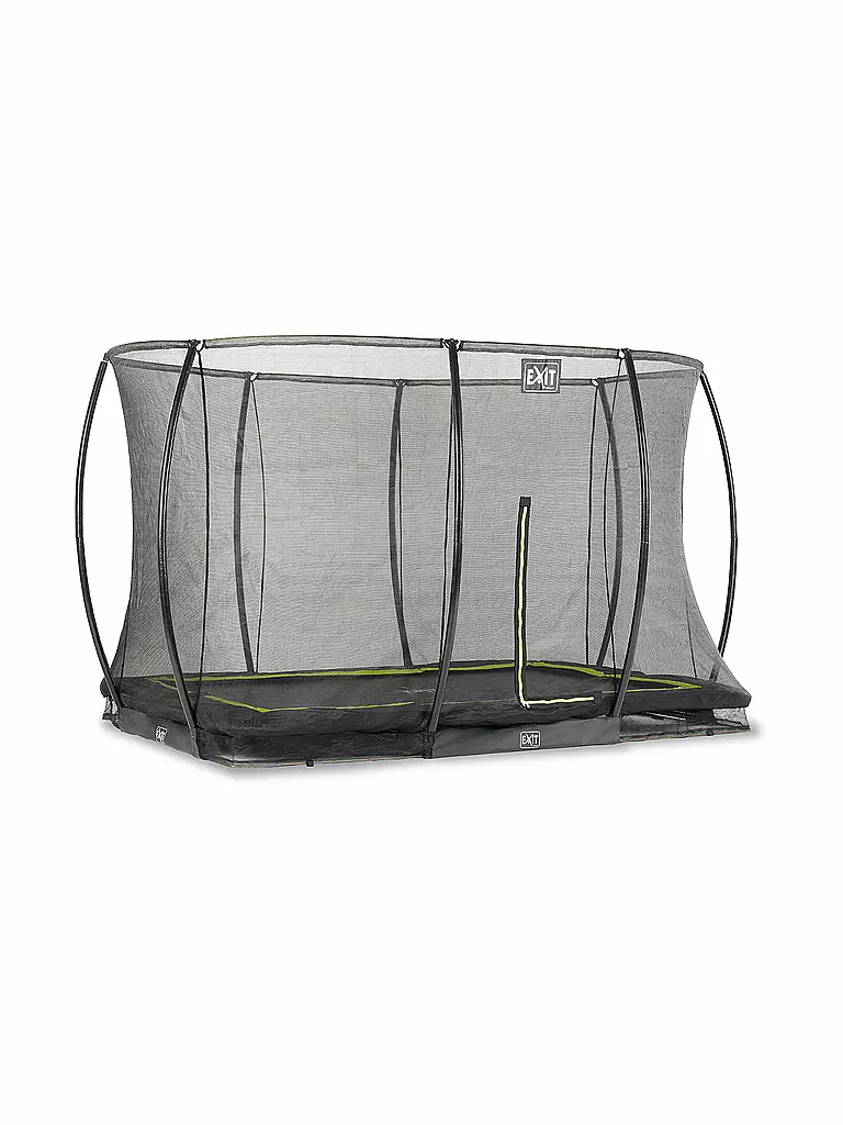 EXIT TOYS Silhouette Bodentrampolin 244x366cm mit Sicherheitsnetz keine Farbe
