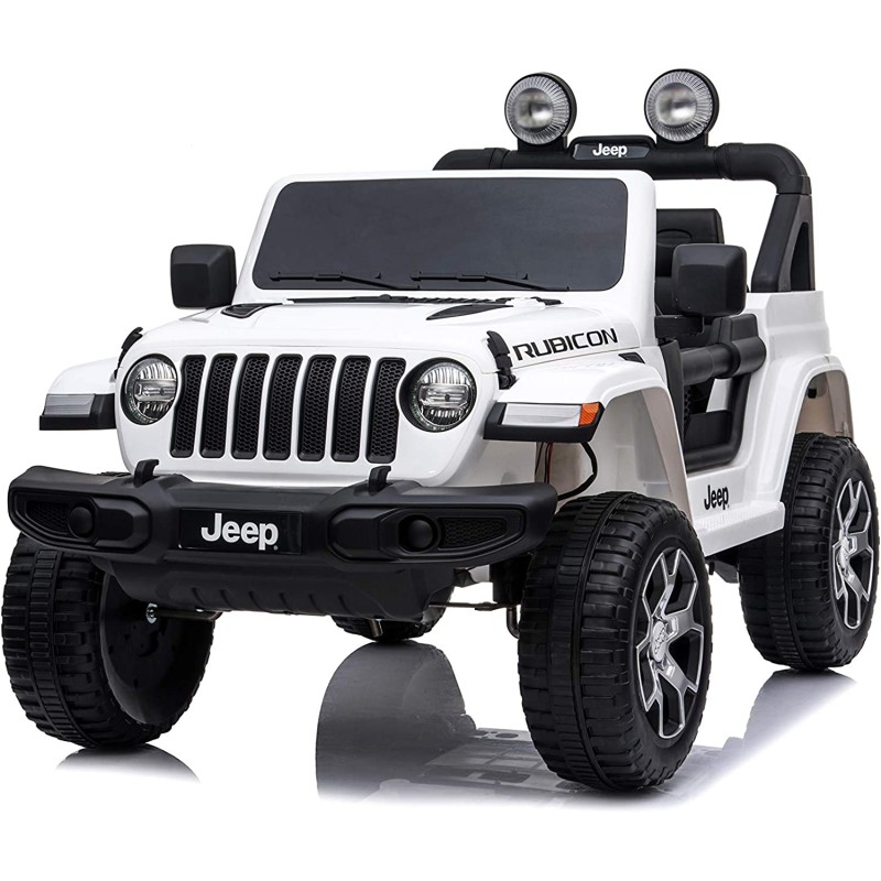 Jeep Wrangler Rubicon 12V, carro elétrico infantil com controle remoto.